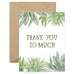 Thank You Succulents Card