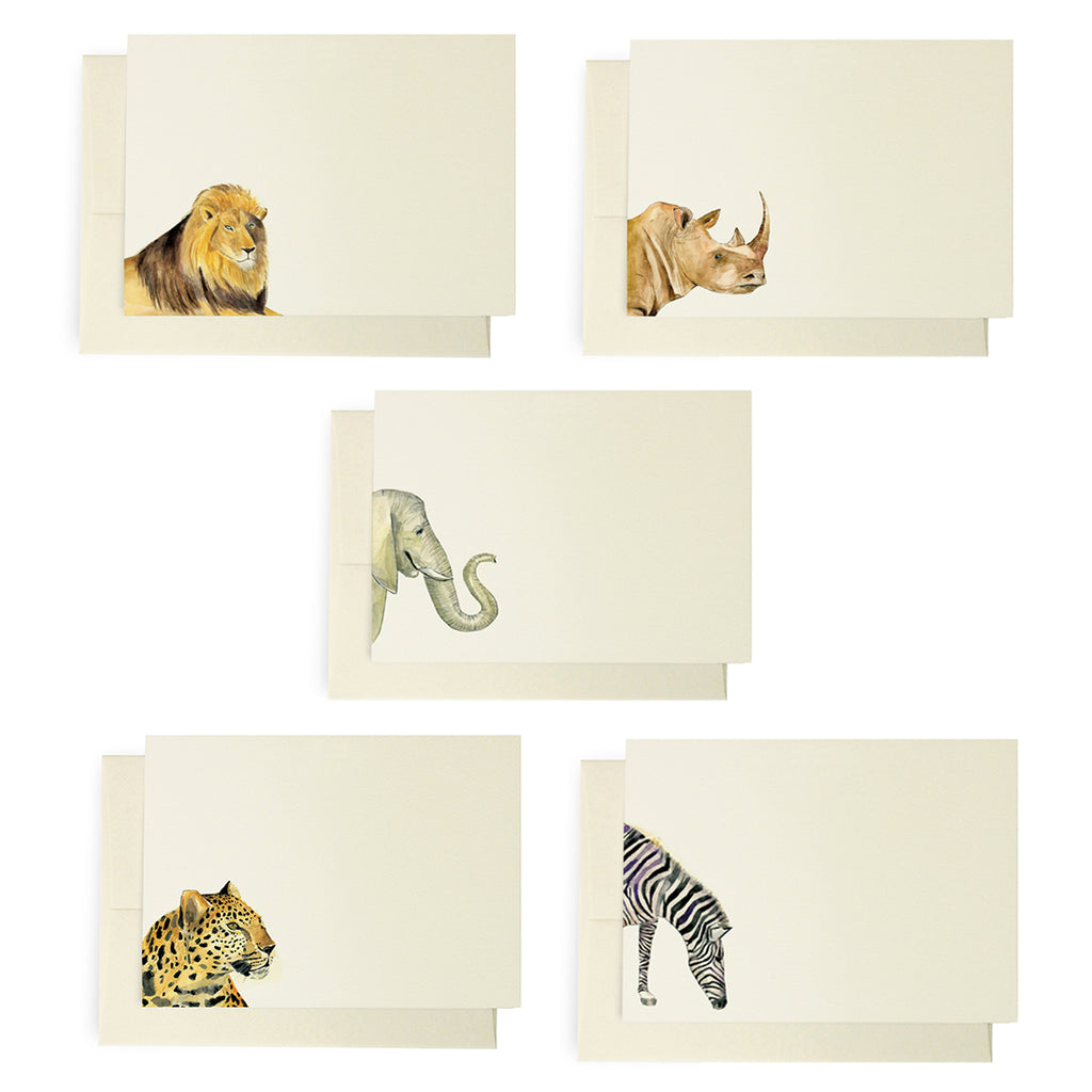 Safari Variety Note Cards